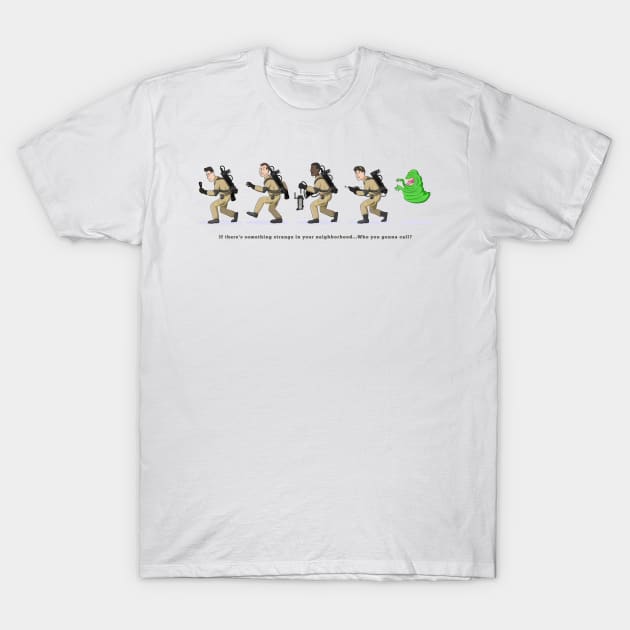 Who you gonna call - Ghostbusters T-Shirt by MGulin